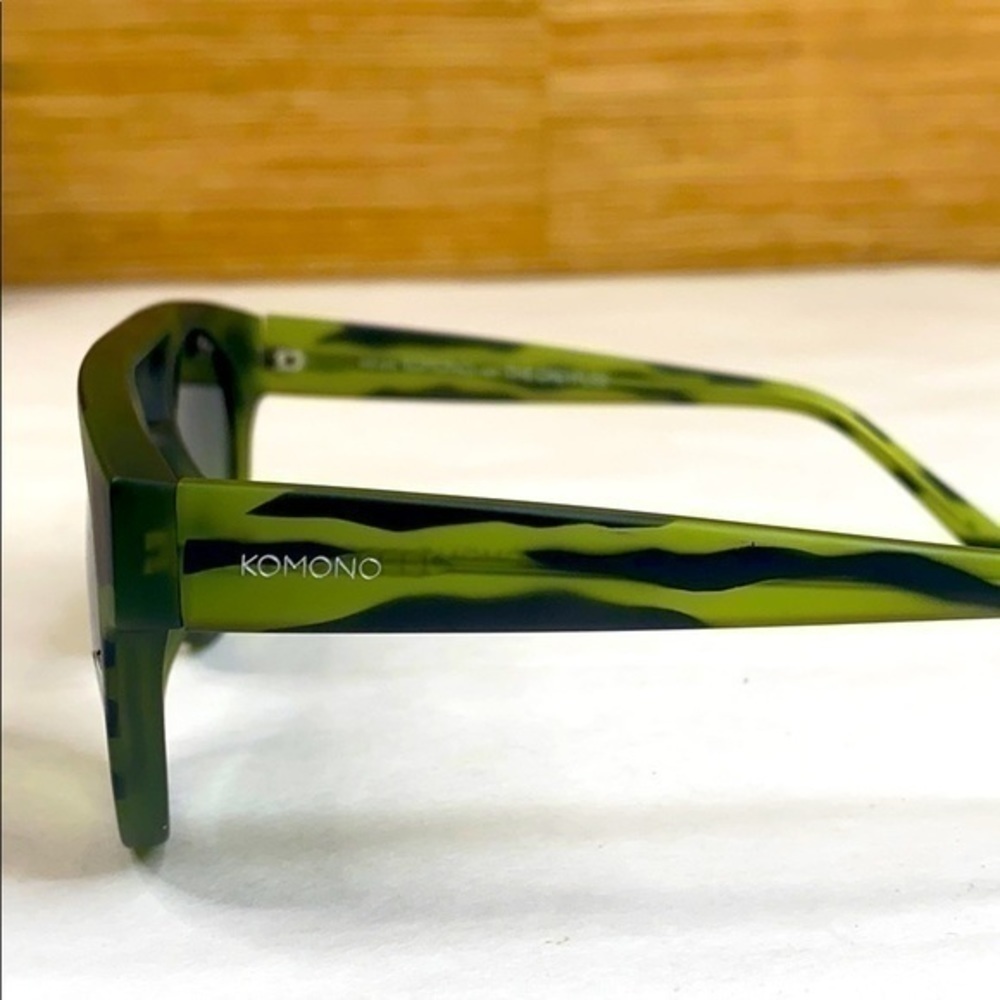 KOMONO Men’s NEW Dreyfuss Green Safari Sunglasses - Picture 7 of 16
